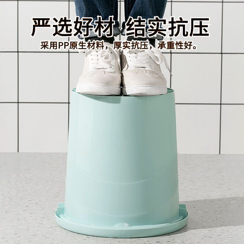 茶水桶家用塑料大容量储水洗澡无盖耐热洗衣大圆桶学生宿舍