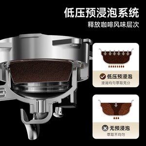 l法拉塔金杯咖啡研磨一体家商用小型半全自动意式泵