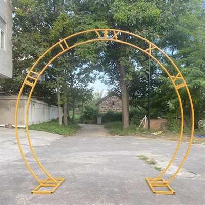 婚庆道具背景圆环杆门拱门架子单杆拱门圆弧形婚礼