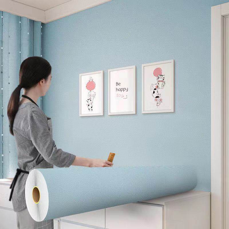 壁纸自粘米防水防潮出租房宿舍家用自温馨卧室色壁纸,家装主材,PVC墙纸,淘宝优惠券,粉丝福利购,淘宝优惠卷
