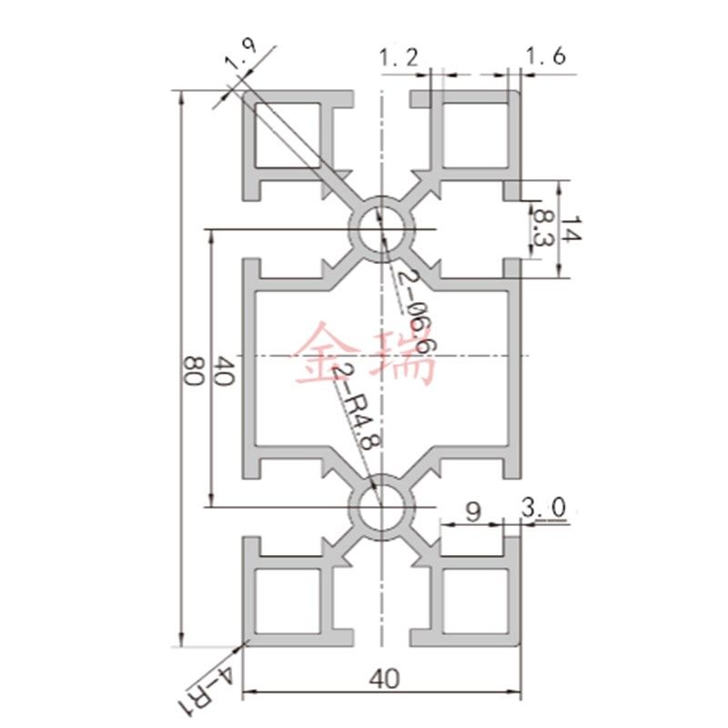 自动化设备铝材轻型款工业铝型材流水线框架边,金属材料及制品,铝材/铝型材/铝合金,淘宝优惠券,粉丝福利购,淘宝优惠卷