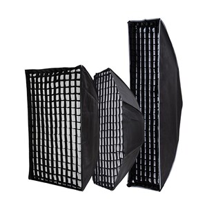 格栅柔光箱通用保荣口蜂巢网格蛋格八角长条形方形深口深抛柔光罩