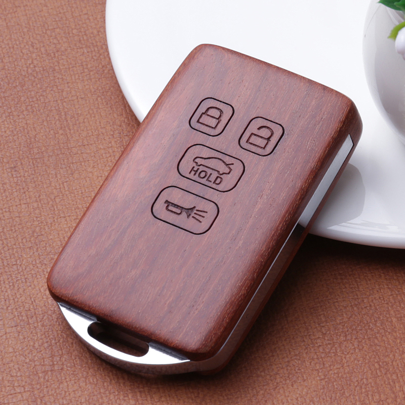 适用于凯迪拉克CT5钥匙套xts ats cts srx sls XT4改装木质壳送礼