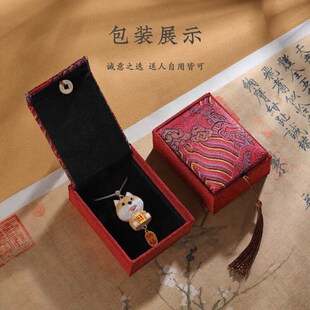 汽车挂件车内吊饰后视镜萌狗旺财挂饰爱平安财源车载高级装饰