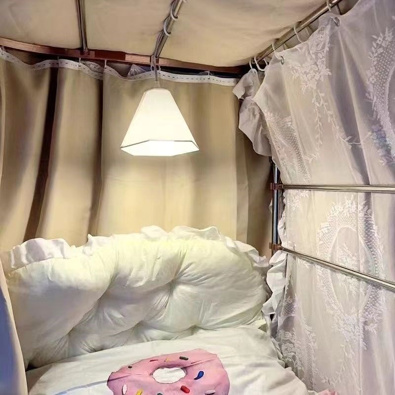 宿舍床上用房间装饰复古灯泡卧室挂灯插电寝室夜灯出租屋氛