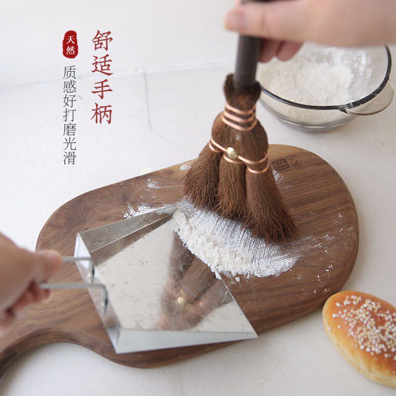 手工编制棕榈扫把茶几阳台扫帚茶道小刷子笤帚棕扫把