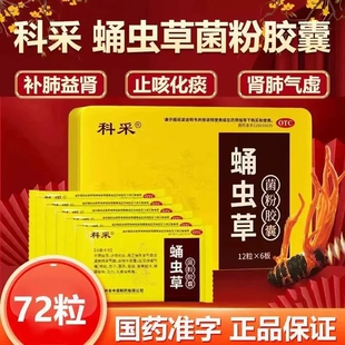 科采蛹虫草菌粉胶囊肾阳虚补肾男女北支气管炎咳嗽药止咳