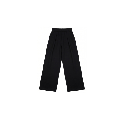 【言选好物】  运动时尚立体剪裁微阔腿春季抽绳西裤松紧腰慵懒风