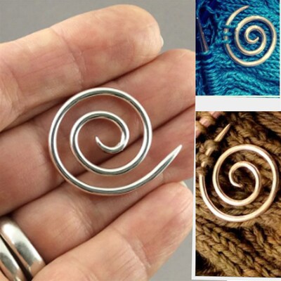 Spiral cable knitting needles螺旋电缆针针织针夹DIY编织针
