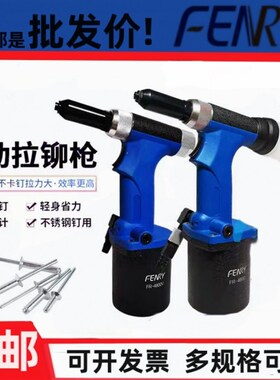 工业级气动拉铆枪自吸式丰锐拉钉枪不锈钢抽芯拉帽机风动铆接工具