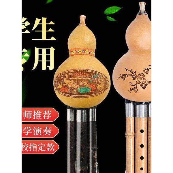 葫芦丝乐器初学者C调降B调防摔儿童小学生专用七孔民族风乐器考级