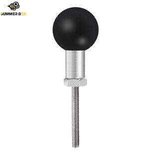 25mm一拖二球头支架底座手机导航支架拓展球头铝合金相机连杆M6