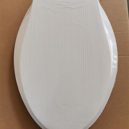 e370裸重4斤通用马桶盖加厚缓冲v坐便盖白色骨P色老式TOV型座便器