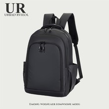 UR男士双肩包女休闲简约旅行背z包大商务出差超轻便电脑包学生书