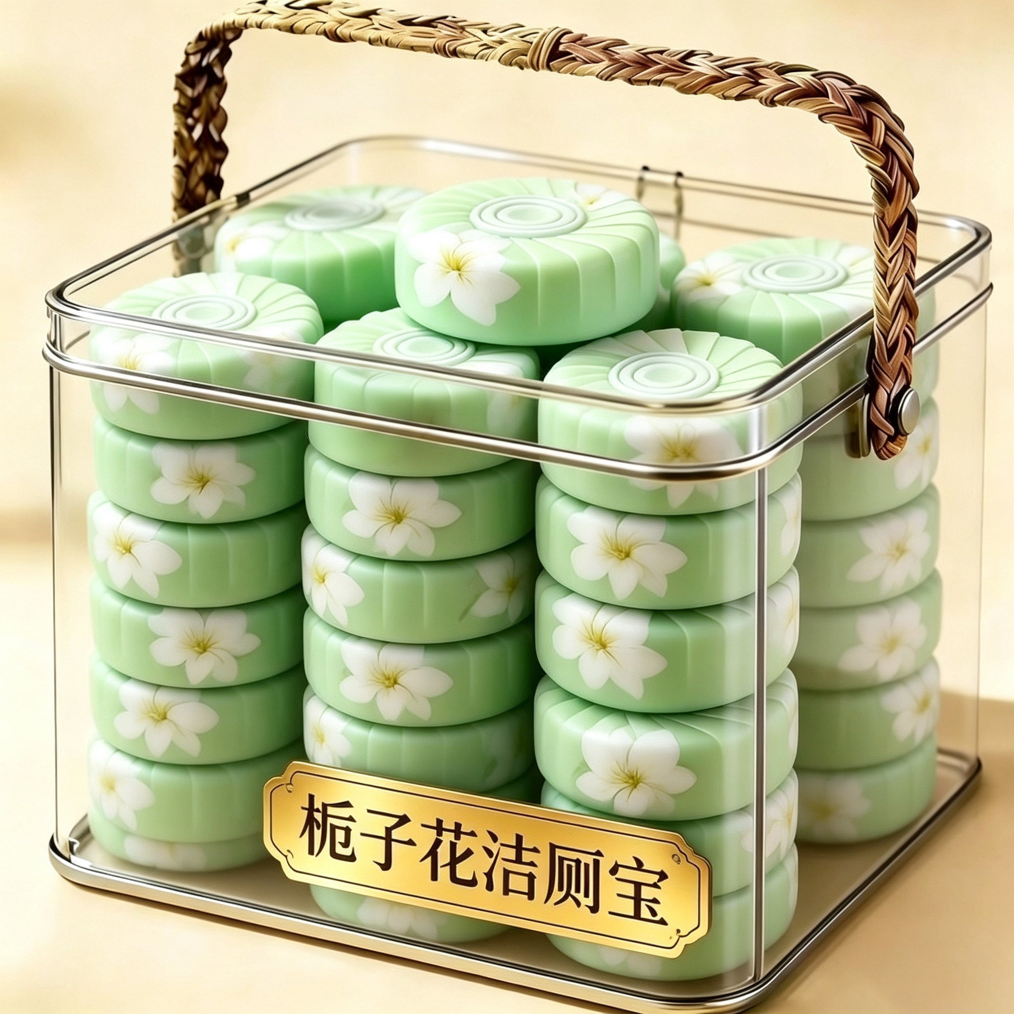 栀子花香洁厕宝香氛厕块除臭