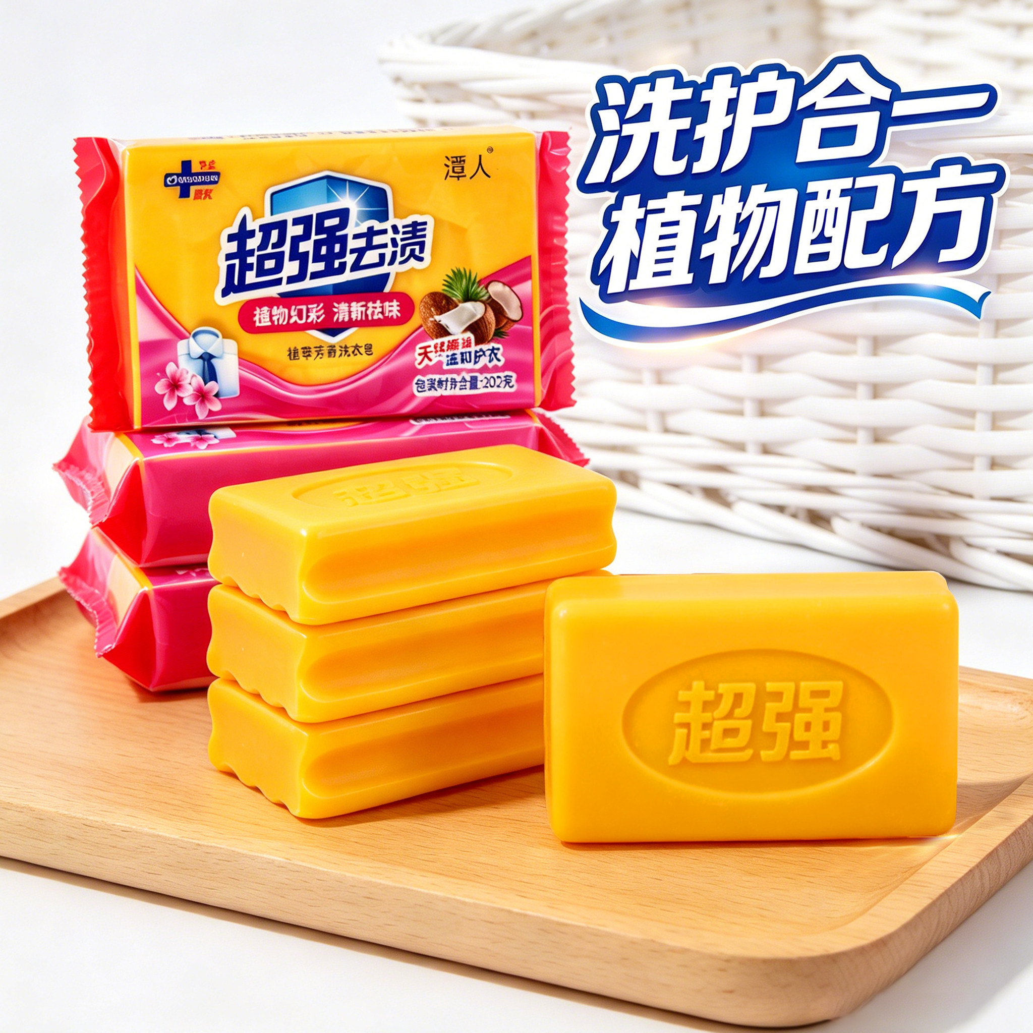 家用去渍洗衣皂正品大块肥皂日常去污增白皂家庭装内衣香氛洗衣液