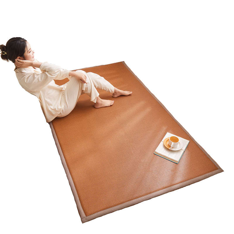夏季凉席地垫睡觉l打地铺冰藤飘窗垫榻榻米午睡垫家用卧室冰藤席