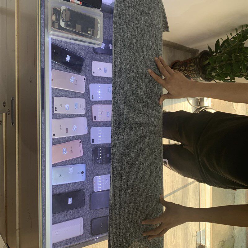 手机柜台垫底布手q机拍照背景桌布柜台展示布手机垫布