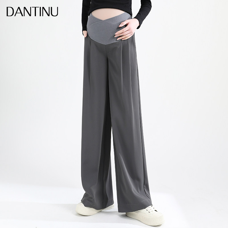 孕妇裤子春秋外穿2024新款低腰阔腿直筒大码宽松窄版垂感拖地长裤,孕妇装/孕产妇用品/营养,孕妇休闲裤,淘宝优惠券,粉丝福利购,淘宝优惠卷