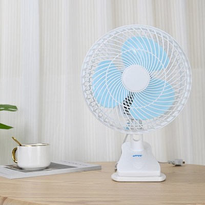 小型家用摇头扇办公室学生宿舍床头加挂台式小风扇静音迷你桌面扇