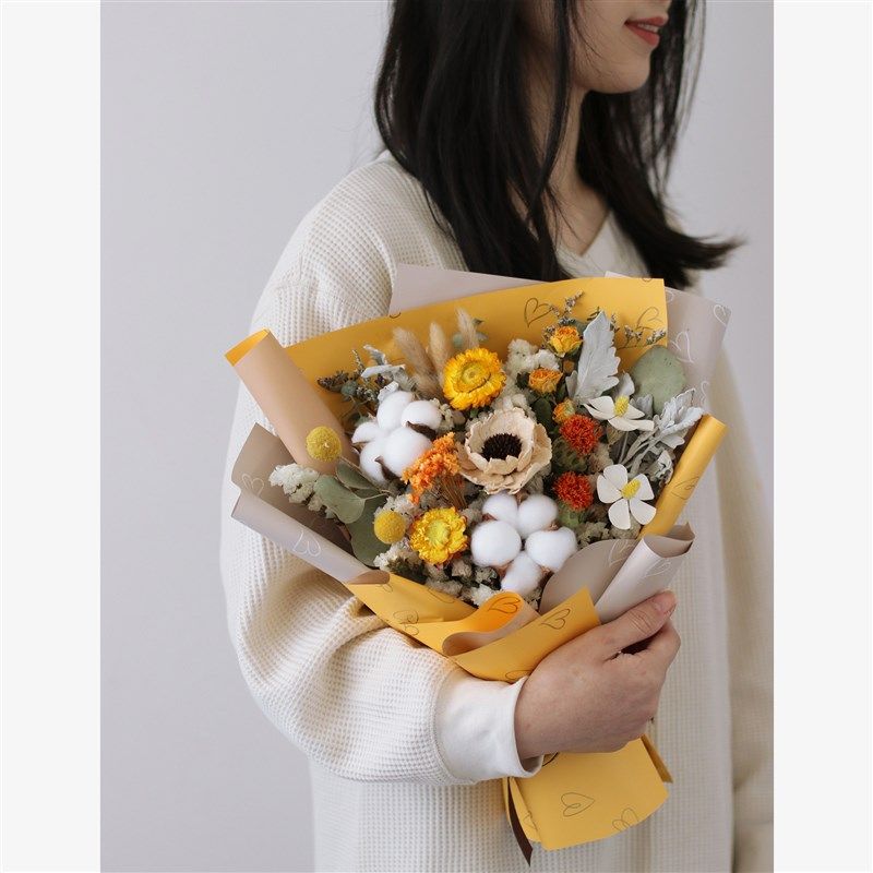 棉花干花花束包装送人毕业生日礼物七夕情人节送闺蜜妈妈拍照道具,家居饰品,干花/花瓣/干花包/干树枝,淘宝优惠券,粉丝福利购,淘宝优惠卷