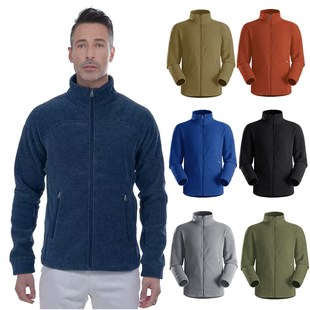 抓绒衣男P200厚款 秋冬户外运动B立领摇粒绒外套 防寒保暖拉炼开