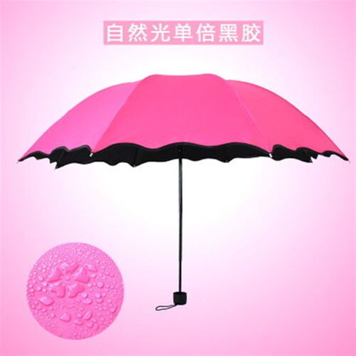 大量遇水开花折叠雨伞女太阳伞防晒遮阳伞晴雨两用伞定制广告