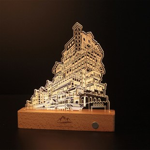 重庆特色旅游纪念品/外宾伴手礼/洪崖洞夜灯/店铺装饰/定制刻字