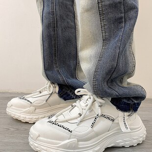 男时尚 休闲鞋 百搭老爹鞋 厚底增高防滑运动鞋 春季 男鞋 潮流时髦个性