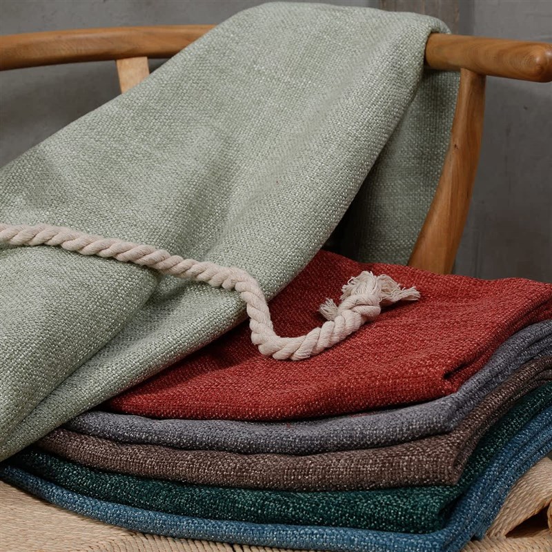 79高端l加厚粗棉麻布料面料定制C做沙发坐垫套靠背套罩笠全包拉链