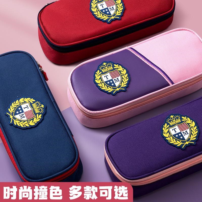 笔袋小学生女孩文具盒202新款流行中学生铅笔盒大容量文具袋男孩