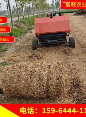 牵引式粉捡ONU碎拾一体机 玉米秸秆青贮打包包膜 牧捆草捡打拾打