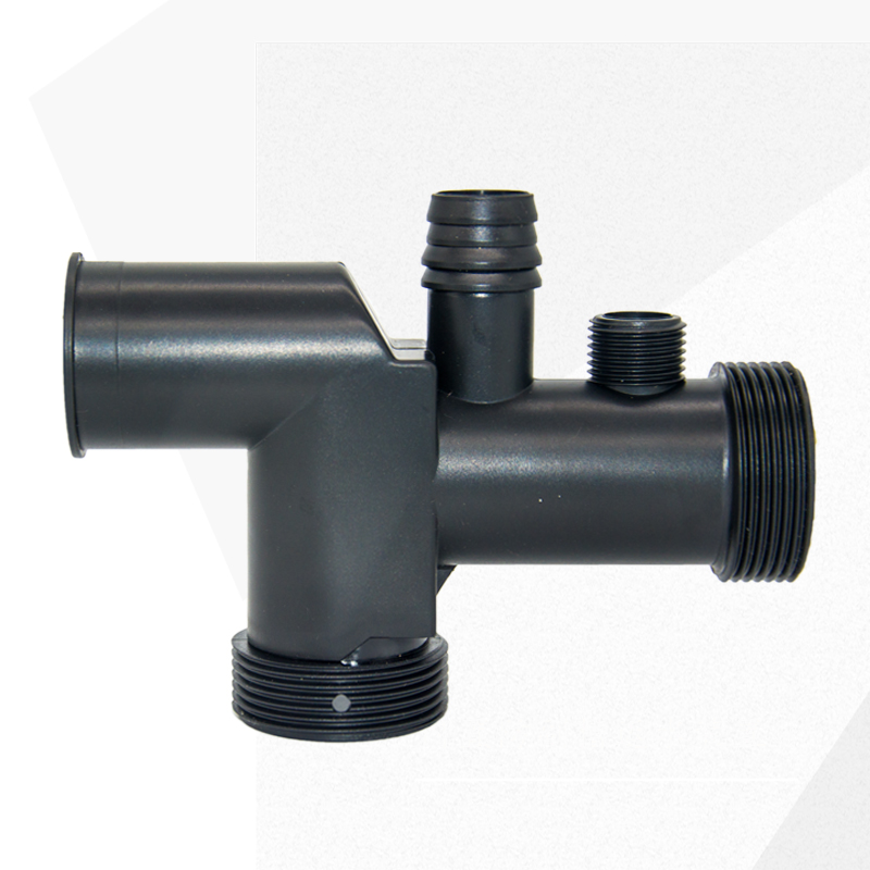 垃圾处理器弯头三通四通防副槽溢返水粉碎机弯管单槽通用