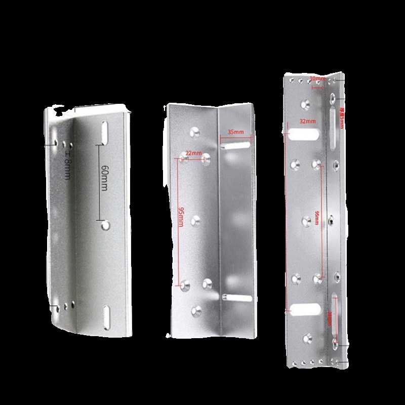 昕亿2单门磁力锁支架上下无框磁力锁支架LZ支架U型玻璃门夹