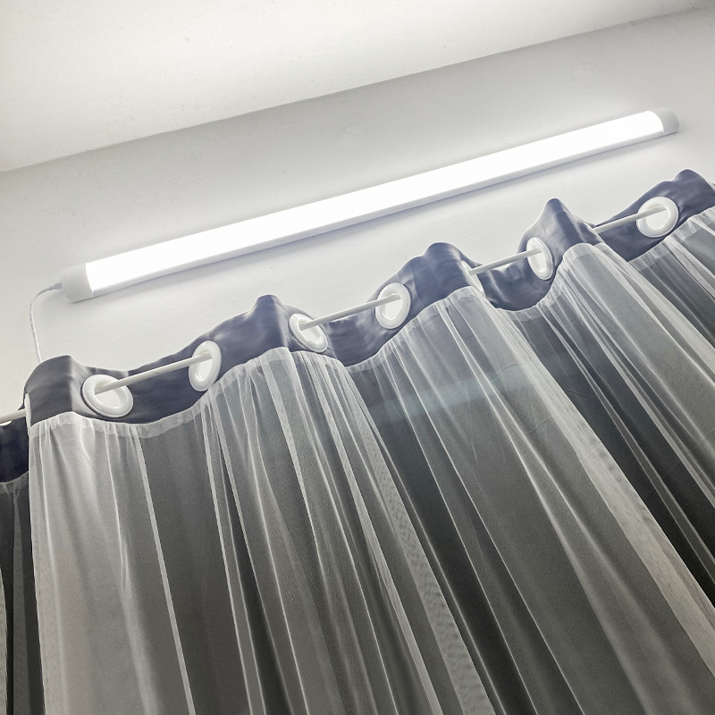 智能遥控灯管led长条调节亮度调光直插式插座墙壁免安装卧室超亮