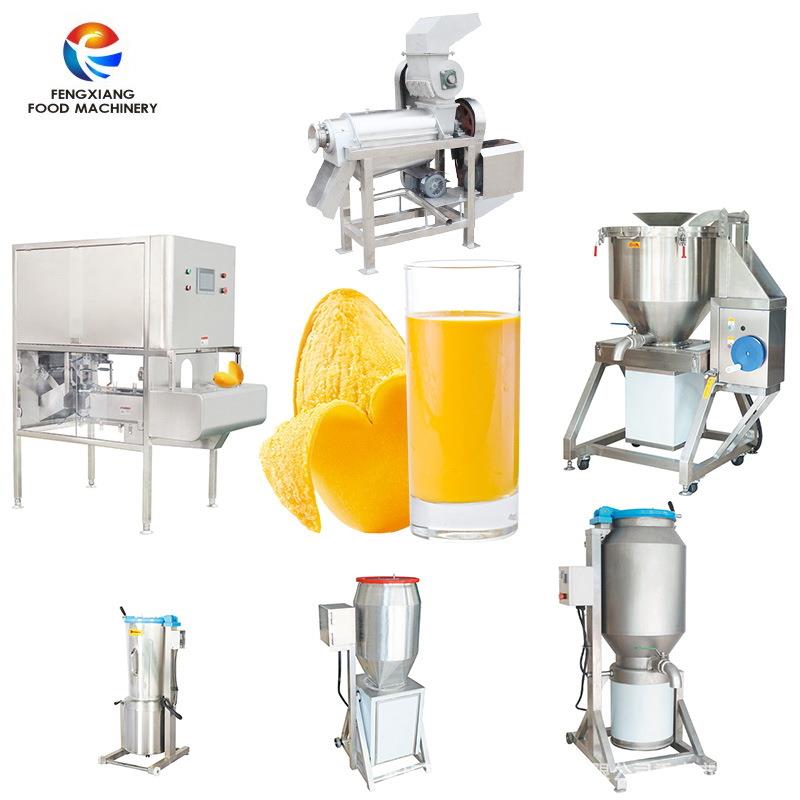 供应商用打浆去皮加工设备设备芒果去皮去核一体机芒果打浆机