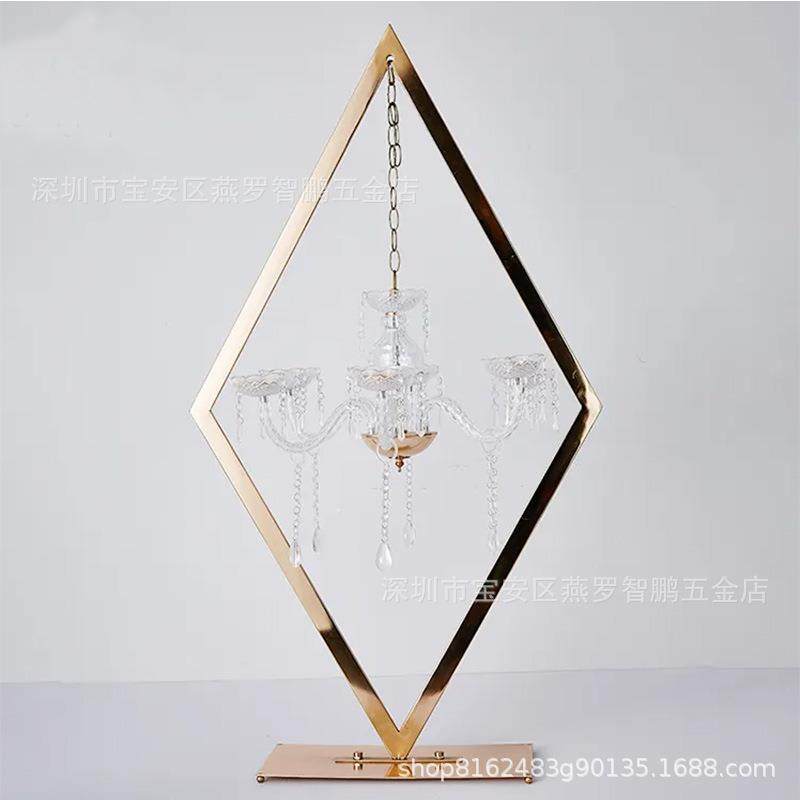 工艺品菱形烛台婚庆摆件婚礼主桌台布置婚庆路引金属北欧风铁艺,特色手工艺,其他特色工艺品,淘宝优惠券,粉丝福利购,淘宝优惠卷