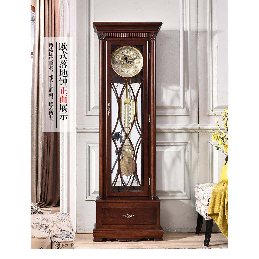 欧式落地钟客厅实木复古座钟北极星立式摆钟美式落地表机械座钟,特色手工艺,其他特色工艺品,淘宝优惠券,粉丝福利购,淘宝优惠卷