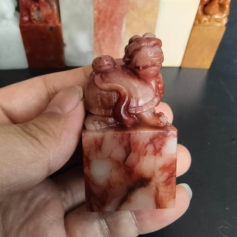 寿山石老挝芙蓉石雕刻玄武瑞兽成品书画闲章文创金石篆刻印章收藏,居家日用,美容小工具,淘宝优惠券,粉丝福利购,淘宝优惠卷
