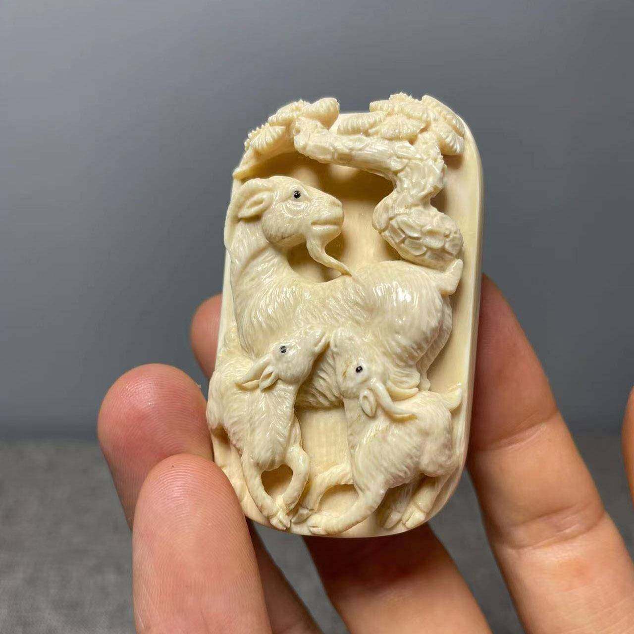 山羊开泰手工牌，大师工艺，线条流畅，收藏送礼佳品,特色手工艺,其他特色工艺品,淘宝优惠券,粉丝福利购,淘宝优惠卷