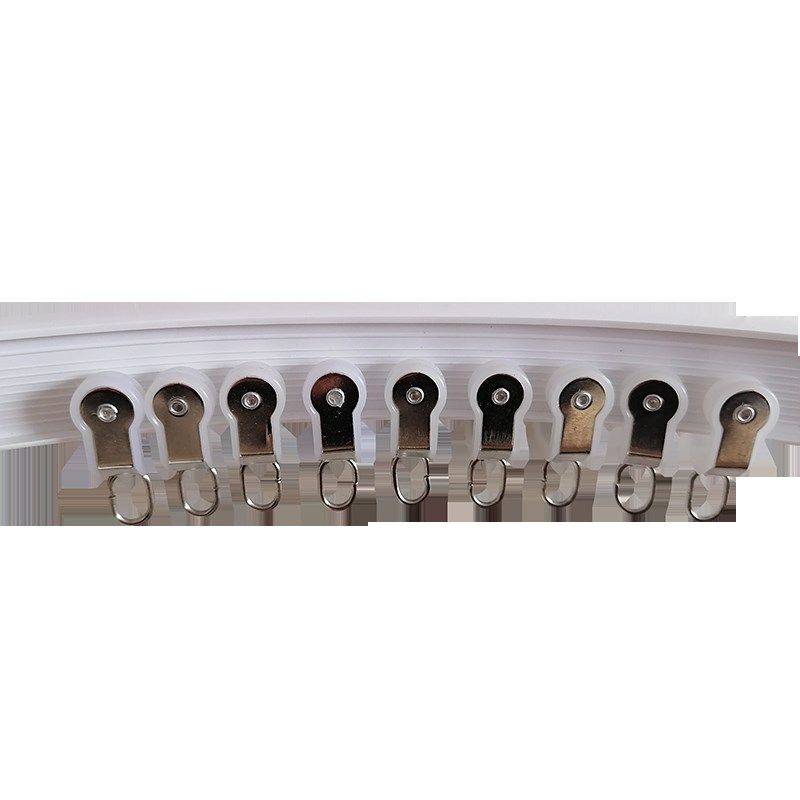 飘窗阳台窗帘轨道 U型弯轨塑料浴室软杆滑轮滑道顶装侧装弯曲导轨,居家布艺,窗帘轨道,淘宝优惠券,粉丝福利购,淘宝优惠卷