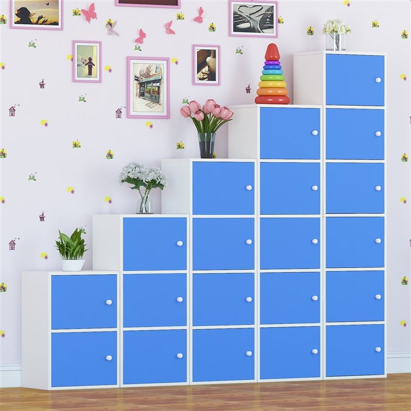 包邮自由组合加厚儿童书柜学校幼儿园学生彩色带门储物收纳小柜子,住宅家具,单个书柜,淘宝优惠券,粉丝福利购,淘宝优惠卷