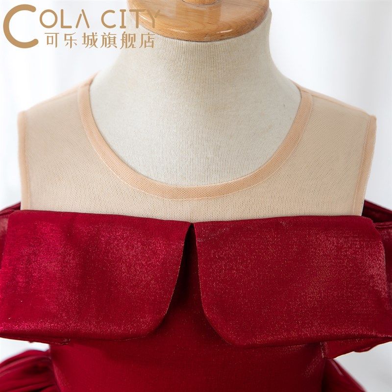 女童礼服短款儿童公主蓬蓬裙可爱钢琴演出宝宝周岁生日花童洋气夏