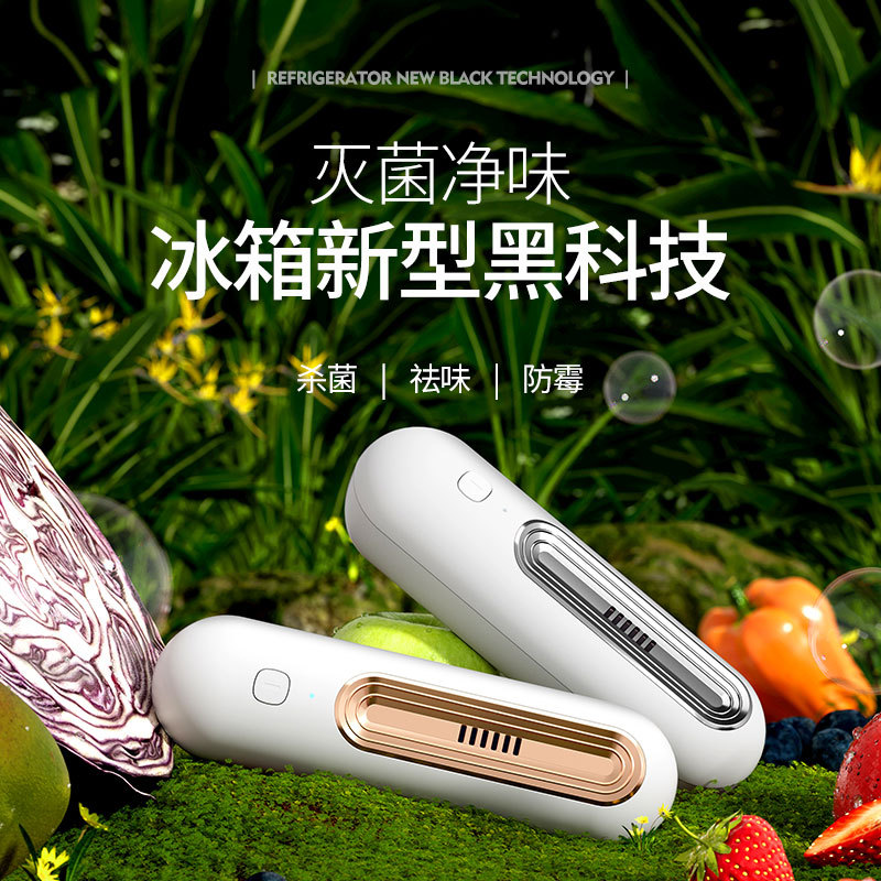 冰箱除味器蔬菜水果保鲜臭氧除异味车载空气净化器鞋柜衣柜除臭机