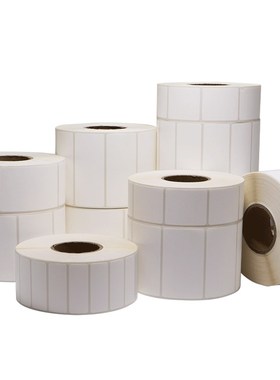 书写纸不干胶条码纸80-100mm40x45x50x60x70x90x100x120x150卷装