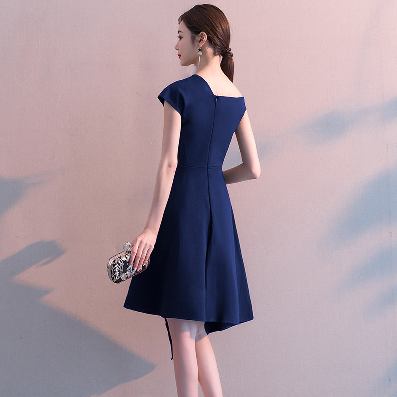 小礼服女2021新款中长款连衣裙学生宴会生日晚礼服仙气质平时可穿