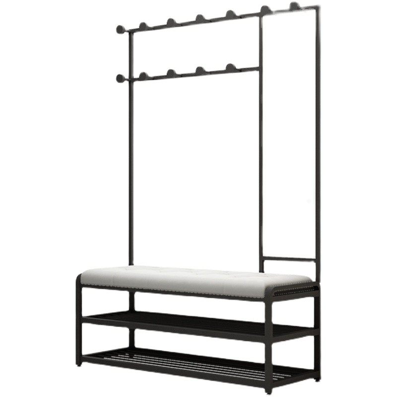 北欧收纳换鞋凳衣帽架一体挂衣架组合进门穿鞋凳简约入户休息椅,住宅家具,衣帽架,淘宝优惠券,粉丝福利购,淘宝优惠卷