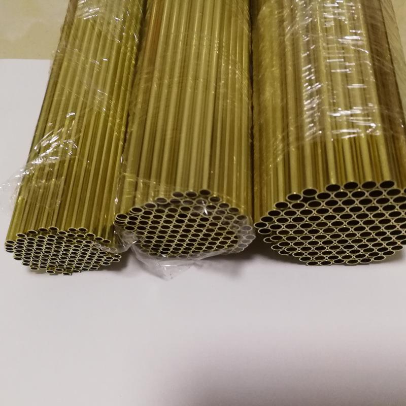 H65黄铜精密管小口径毛细针管薄壁铜套切割钻孔开槽扩口车削加工