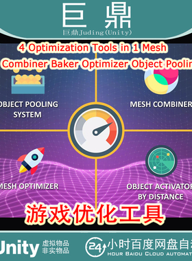Unity 4 Optimization Tools in1Mesh Combiner Baker Optimizer