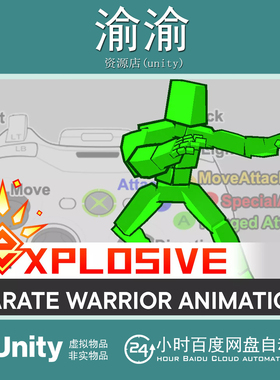 Unity Karate Warrior Mecanim Animation Pack 2.6.1空手道无双